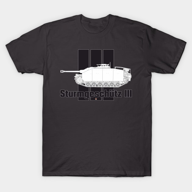 Sturmgeschutz III T-Shirt by FAawRay